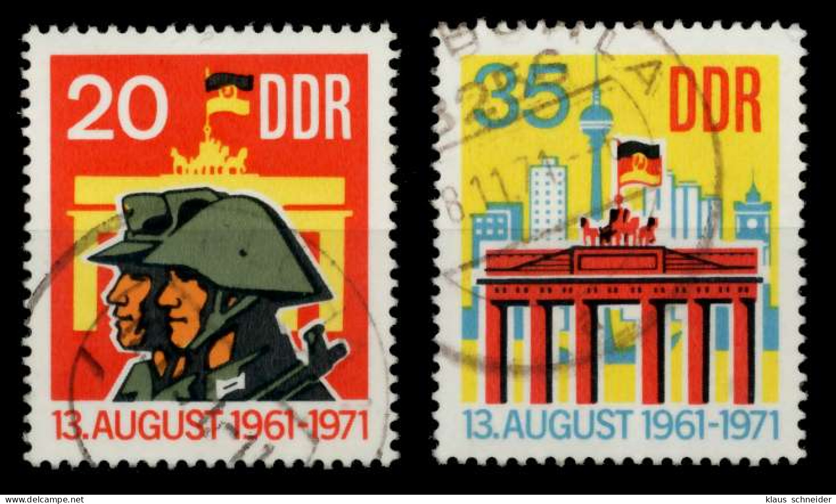 DDR 1971 Nr 1691-1692 Gestempelt X986582 - Oblitérés