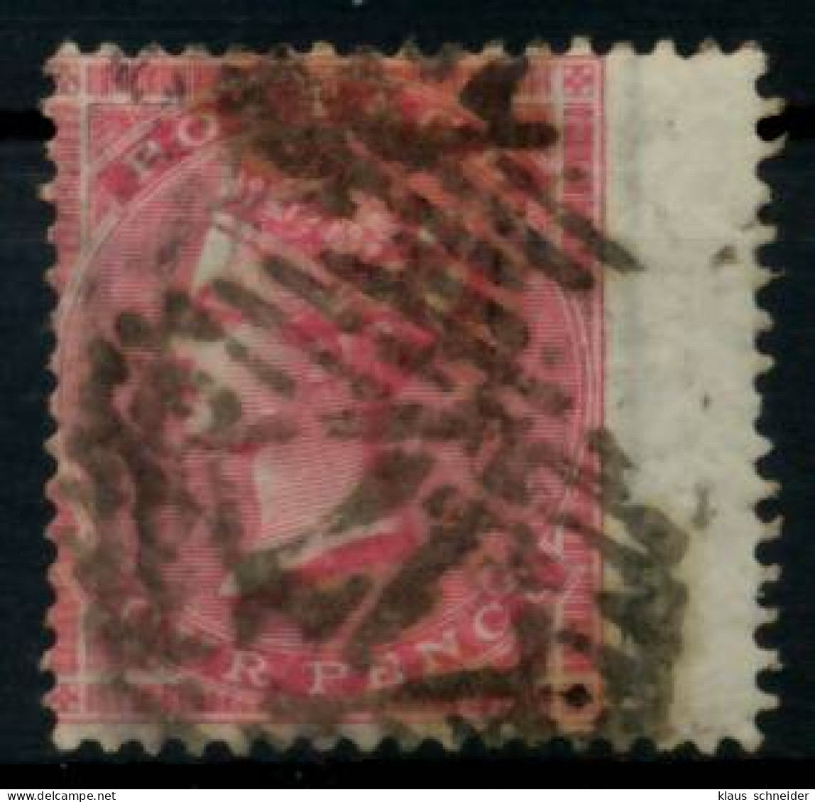 GROSSBRITANNIEN 1840-1901 Nr 13Zz Gestempelt X6A1D76 - Used Stamps