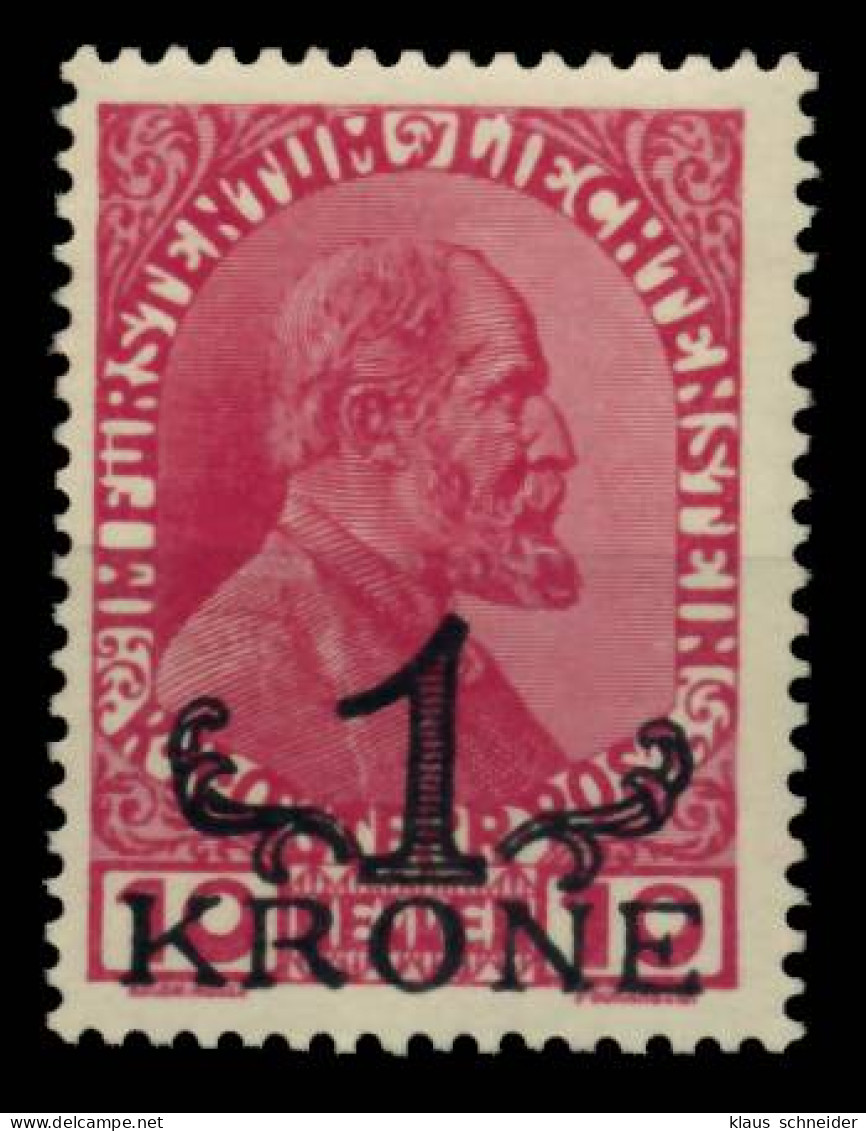 LIECHTENSTEIN 1920 Nr 12I Postfrisch X6A6A5A - Ongebruikt