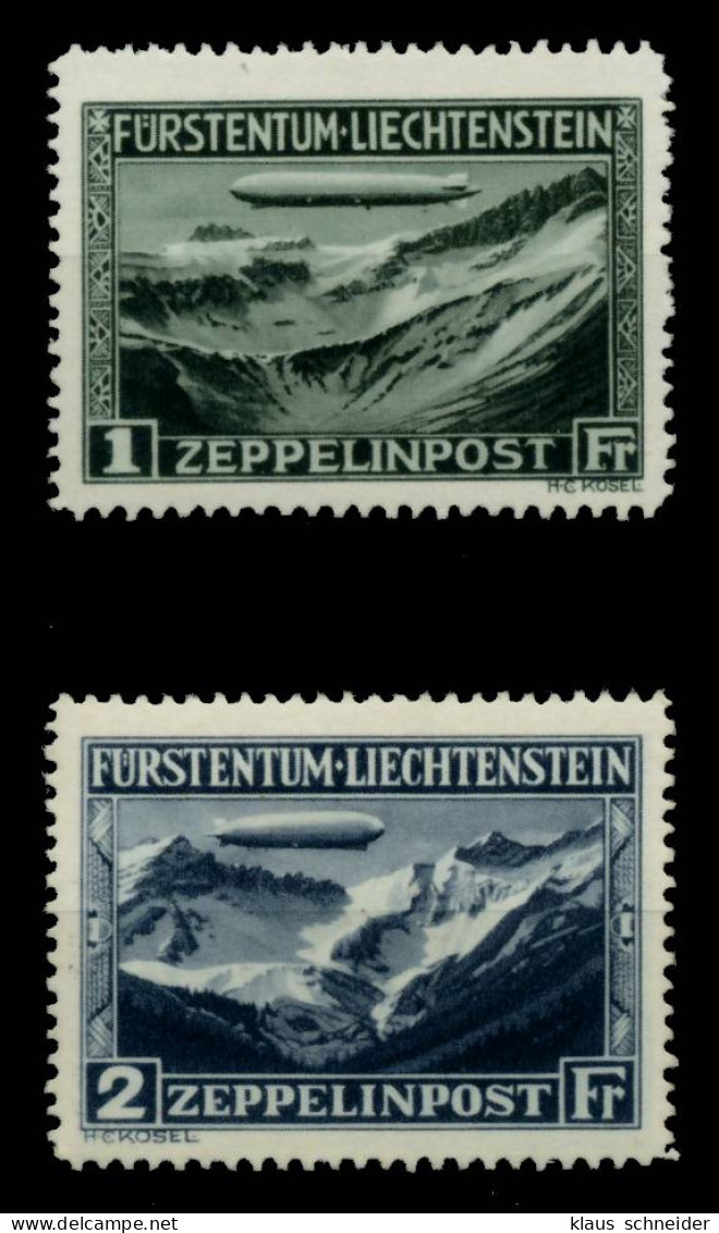 LIECHTENSTEIN 1931 Nr 114-115 Postfrisch Gepr. X6A8AFE - Ungebraucht