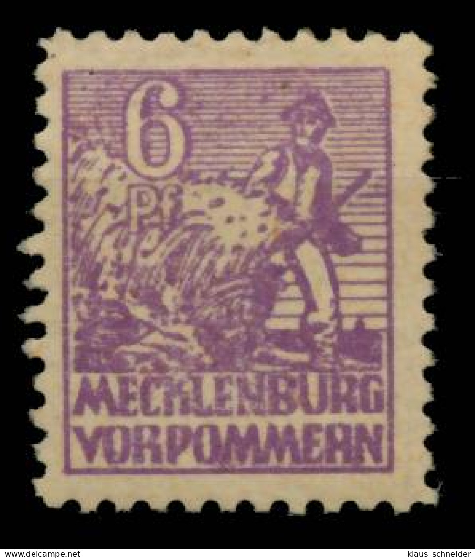 SBZ MECKLBRG VORP. Nr 33ye Postfrisch Gepr. X6BB8CE - Other & Unclassified