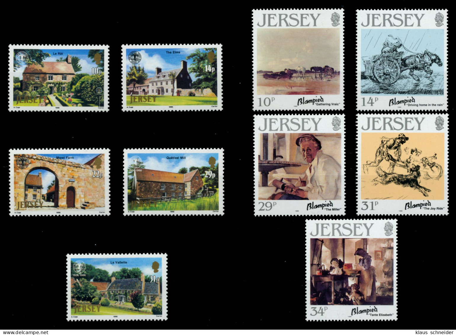 JERSEY Nr 372-395 Postfrisch JAHRGANG S01467E - Jersey