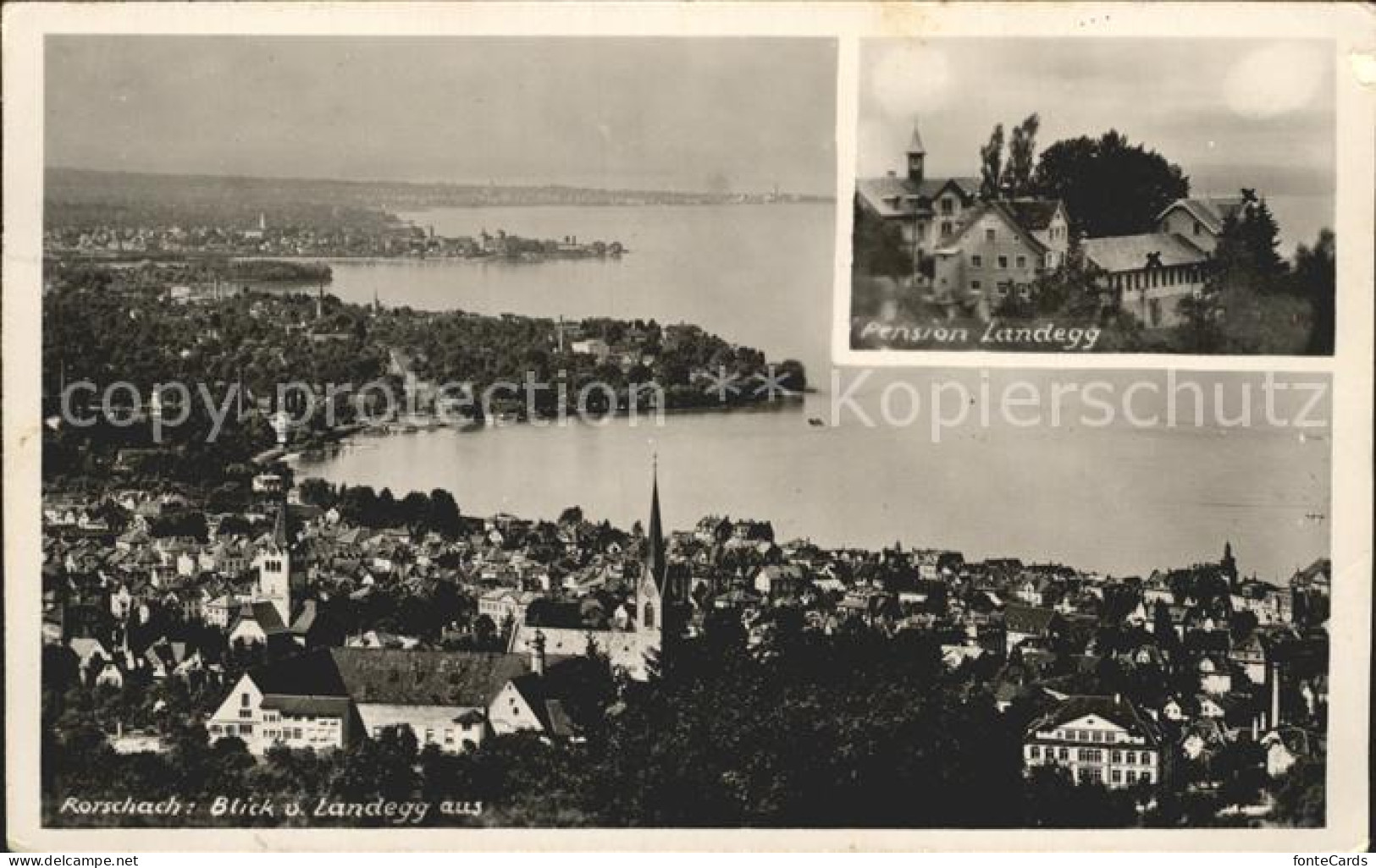 12160121 Rorschach Bodensee Blick Von Landegg Aus Rorschach - Other & Unclassified