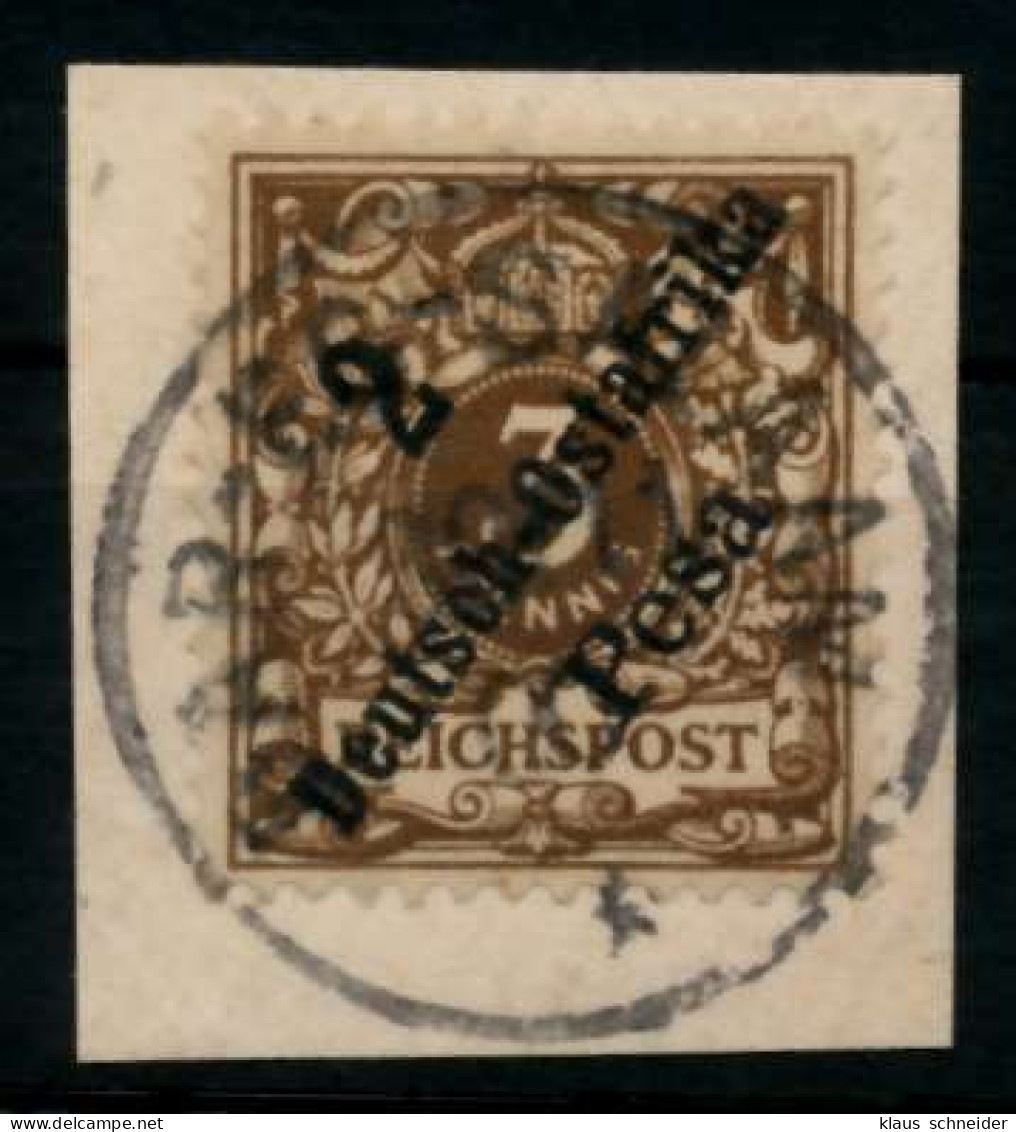 DEUTSCH-OSTAFRIKA DOA Nr 6d Zentrisch Gestempelt Briefstück X705886 - Africa Orientale Tedesca