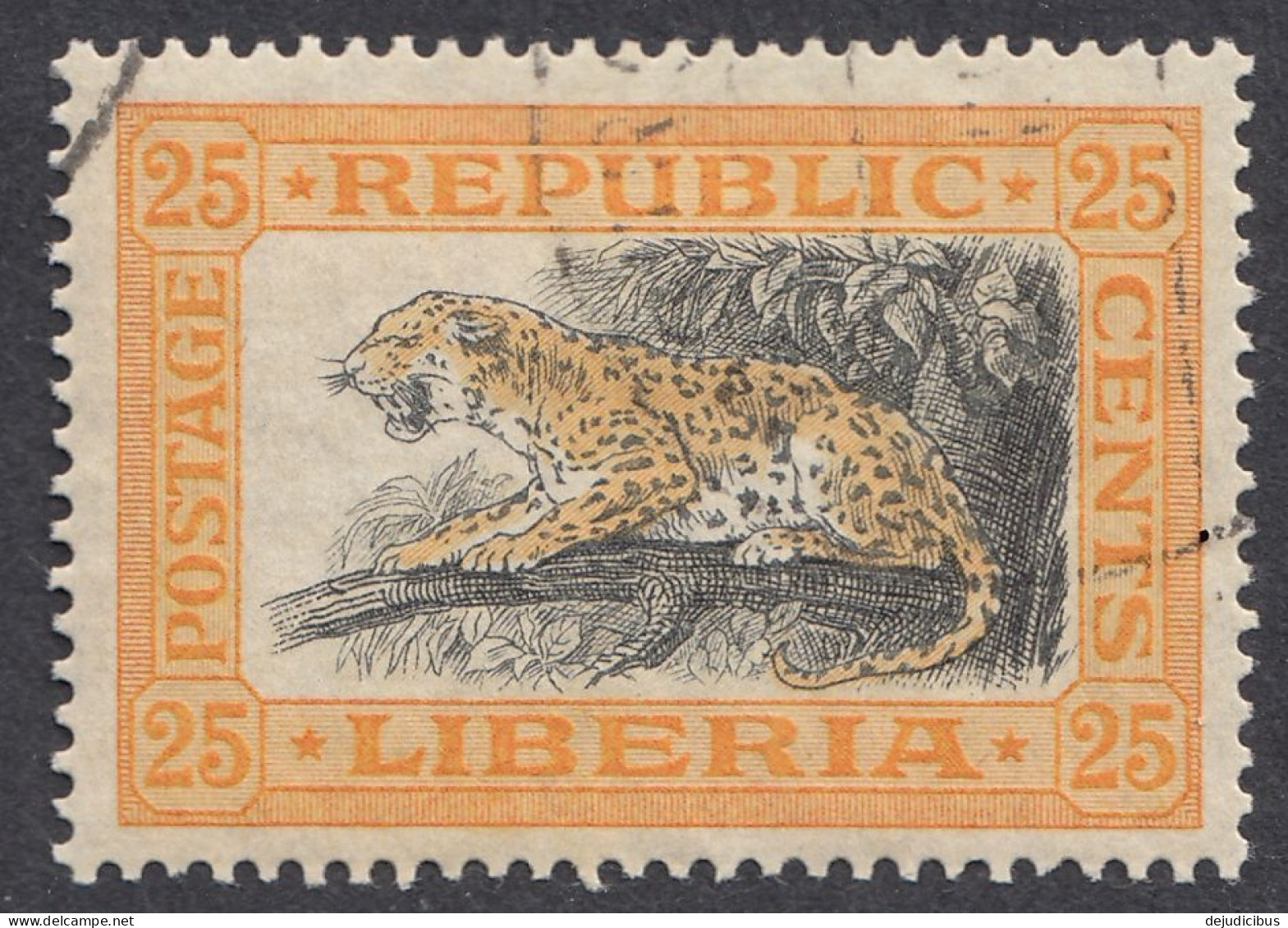 LIBERIA - 1921 -  Yvert 173 Usato. - Liberia