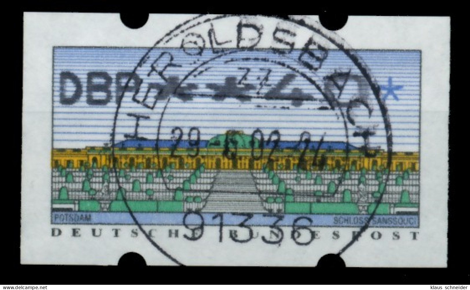 BRD ATM 1993 Nr 2-2.1-0040 Zentrisch Gestempelt X75EE66 - Viñetas De Franqueo [ATM]