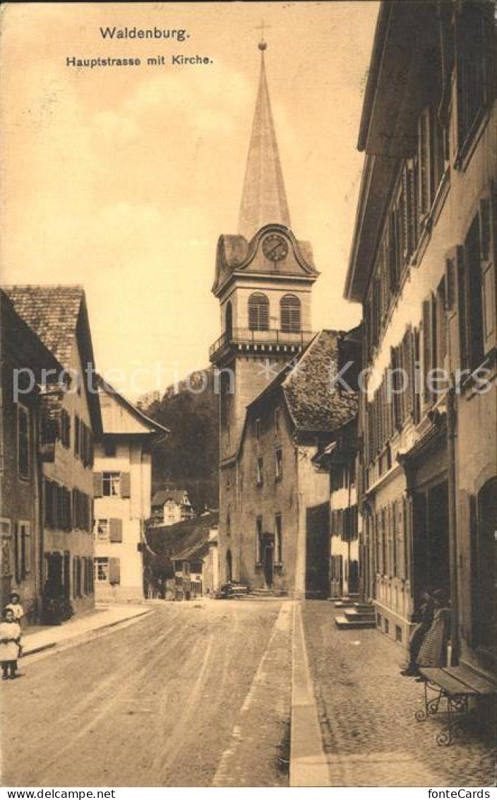 12159951 Waldenburg BL Hauptstrasse Kirche Waldenburg - Sonstige & Ohne Zuordnung