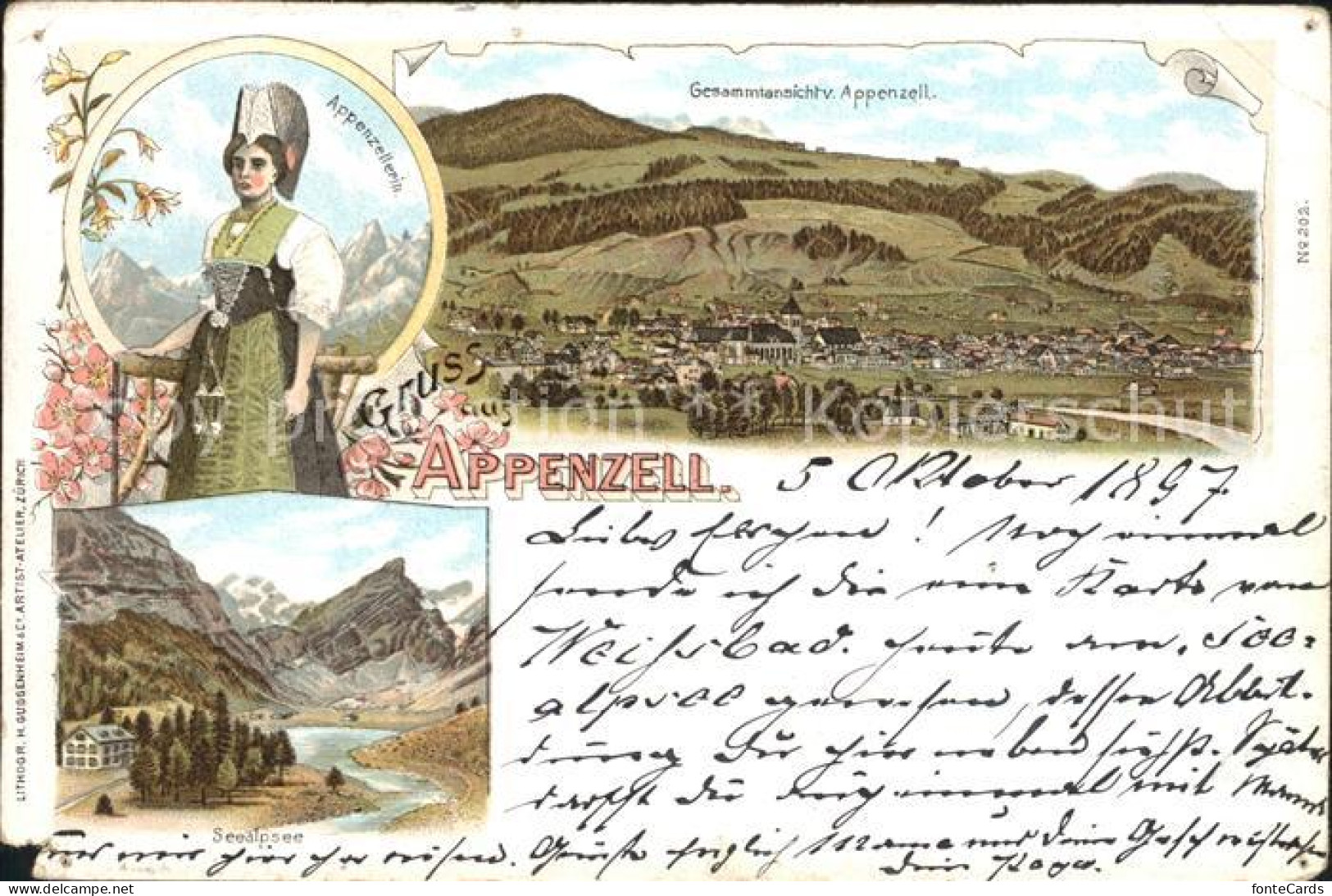 12159611 Appenzell IR Appenzellerin Seealpsee Appenzell - Other & Unclassified