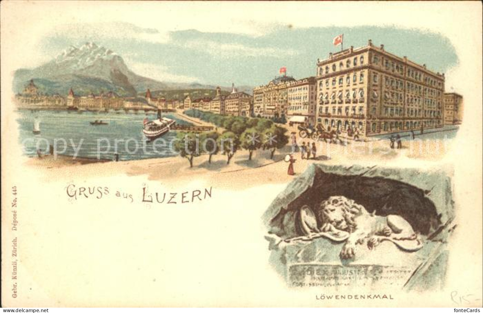 12159564 Luzern LU Loewendenkmal Luzern - Other & Unclassified