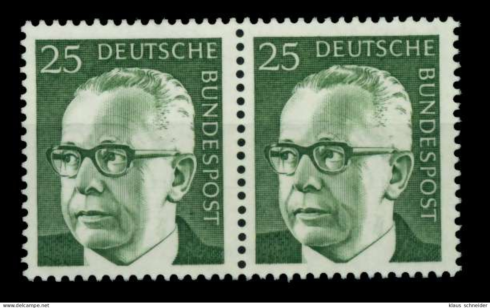 BRD DS HEINEM Nr 689 Postfrisch WAAGR PAAR X76A51A - Unused Stamps