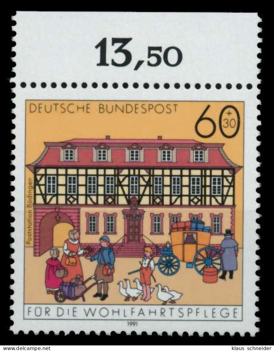 BRD 1991 Nr 1564 Postfrisch ORA X76CE6A - Neufs