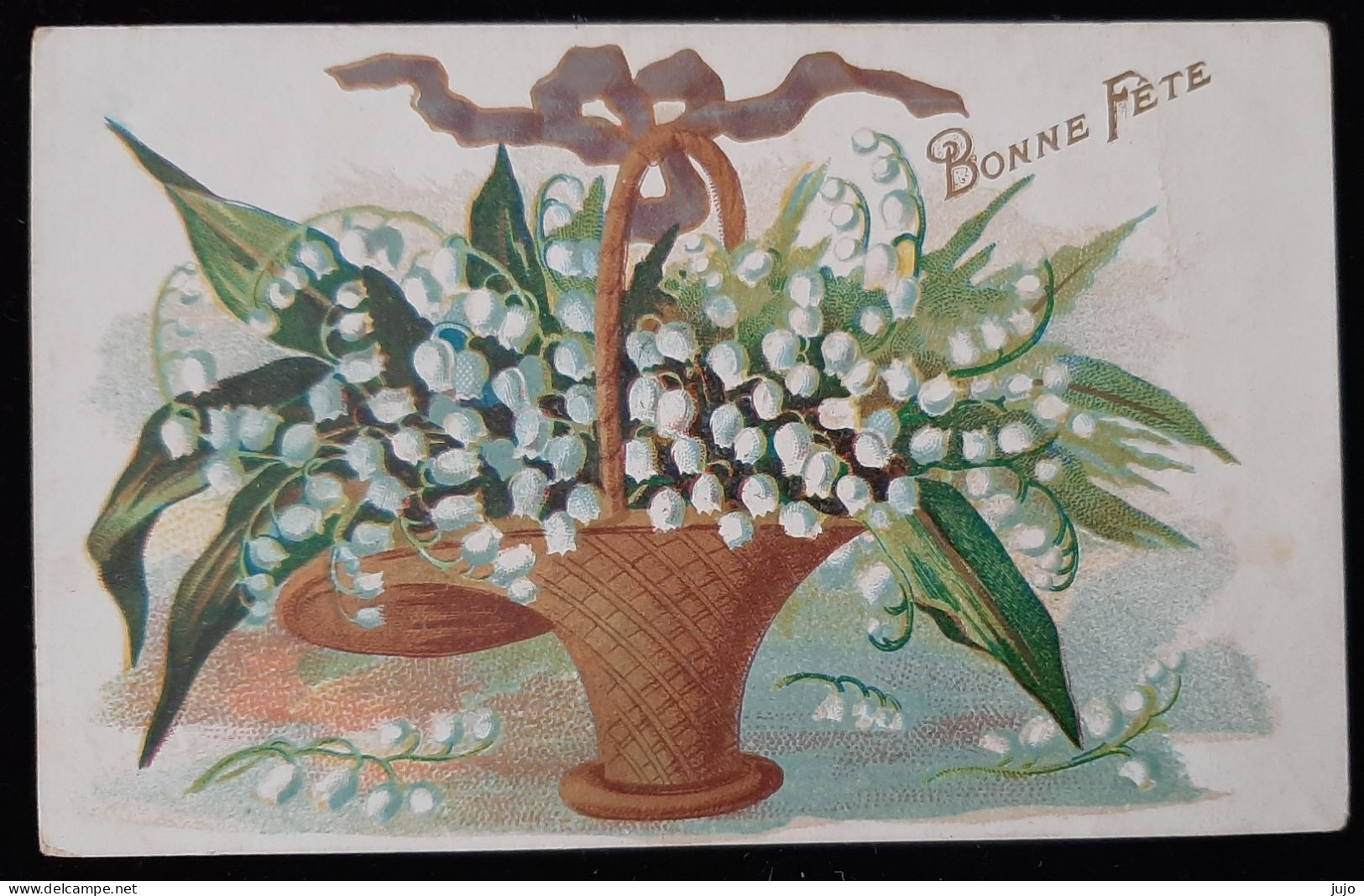 Thèmes - Fetes Voeux  -  Fleurs - Panier De Muguet - Bonne Fete - Altri & Non Classificati