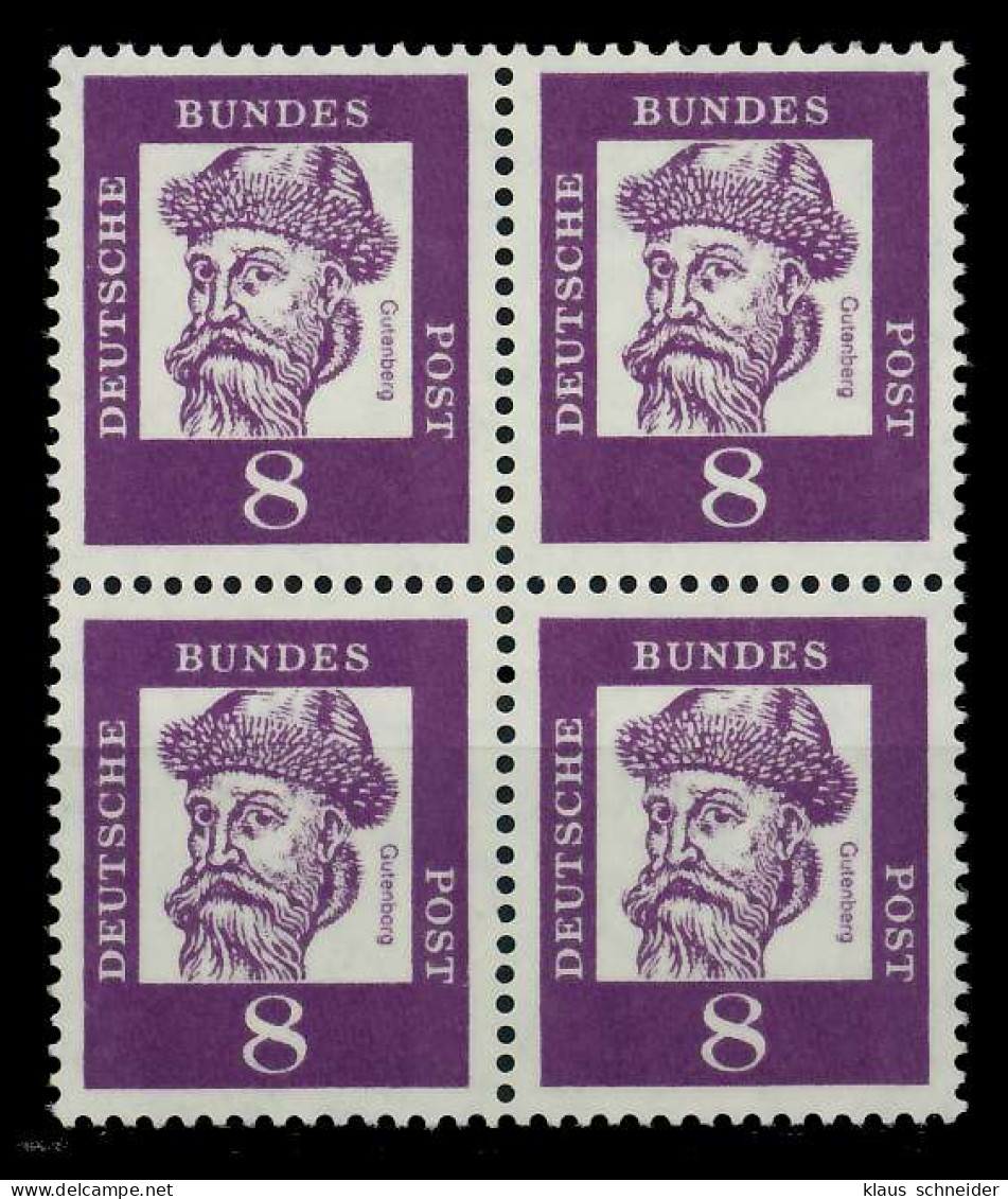 BRD DS BED. DEUT. Nr 349y Postfrisch VIERERBLOCK X7718CE - Unused Stamps
