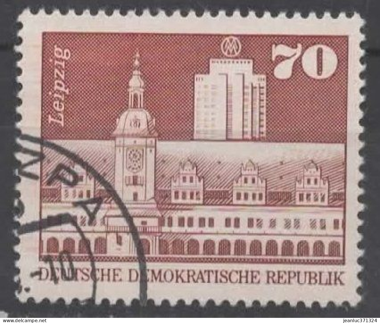 ALLEMAGNE (RDA) N° 1510 O Y&T 1973-1974 Constructions Socialistes En RDA (Leipzig) - Used Stamps