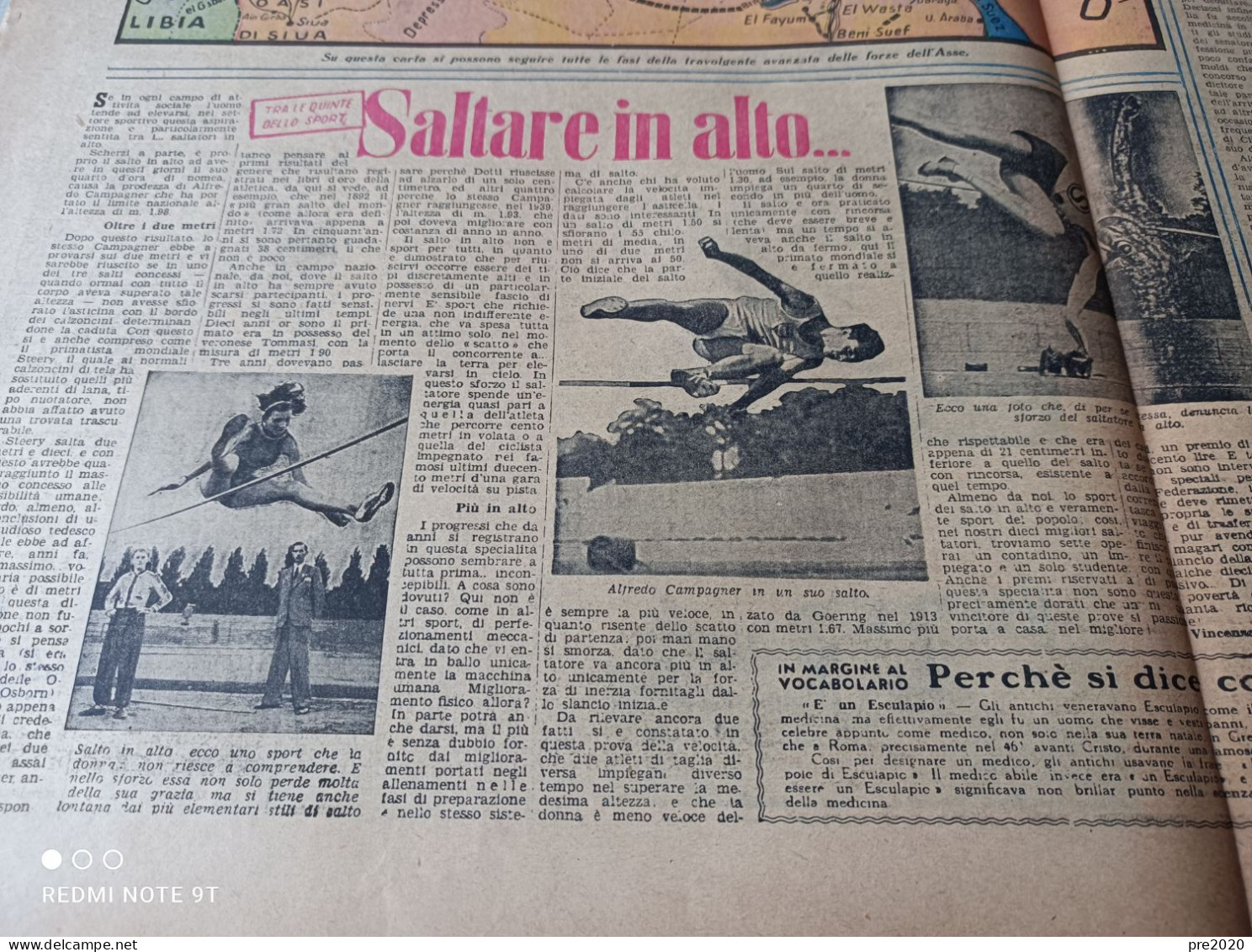 LA TRIBUNA ILLUSTRATA 1942 ALFREDO CAMPAGNER ATLETA DI SCHIO ATTORI ITALIANI - Otros & Sin Clasificación