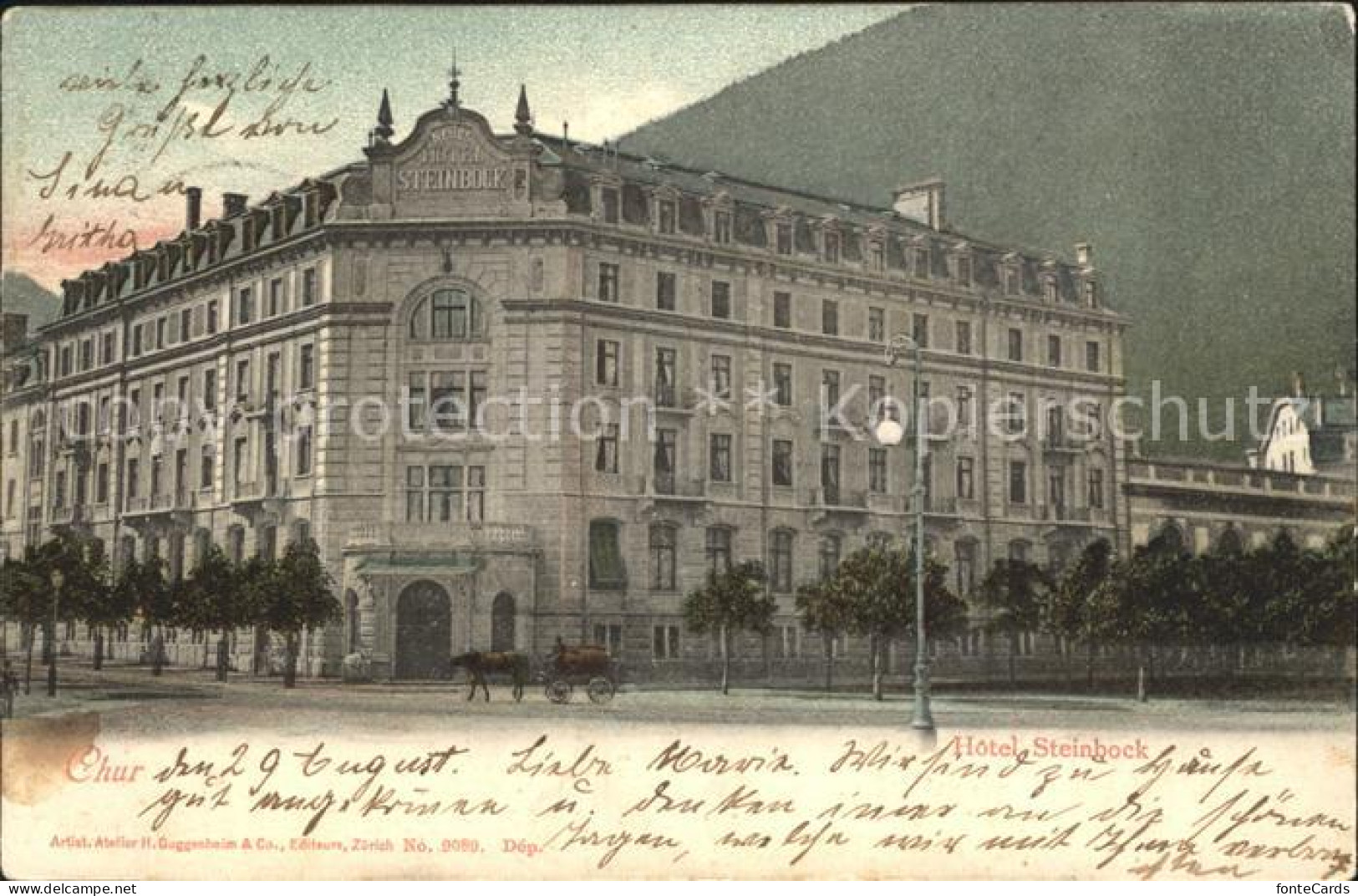 12159350 Chur GR Hotel Steinbock Chur - Autres & Non Classés