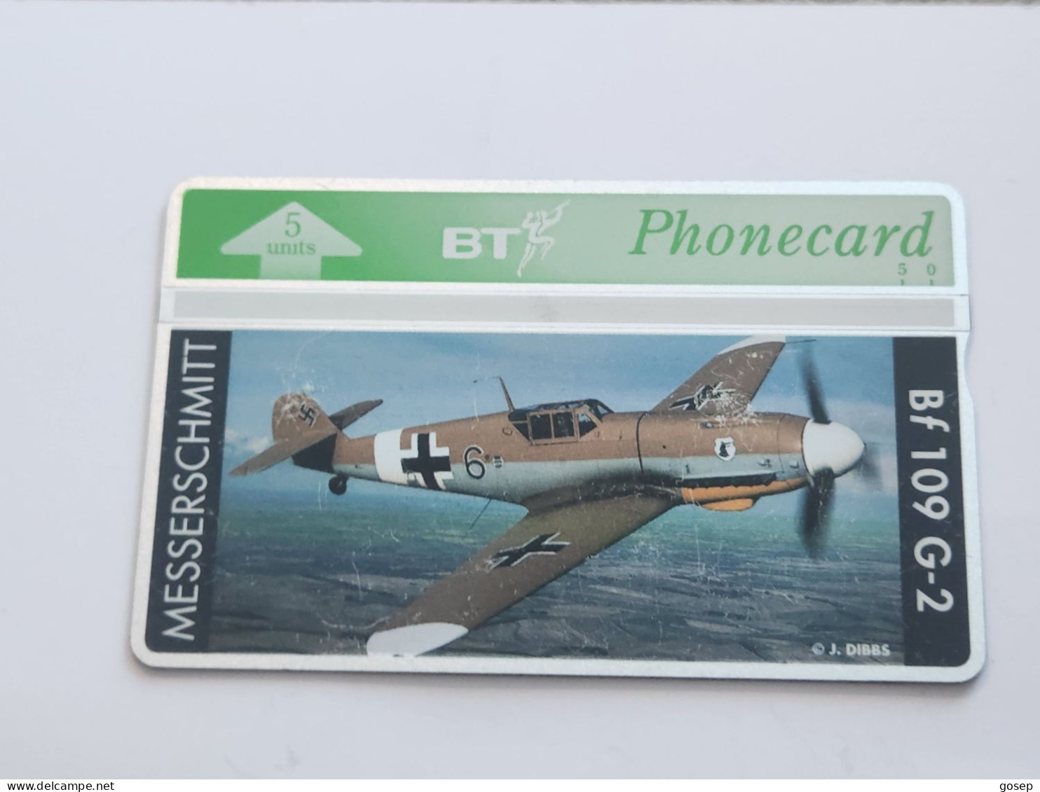 United Kingdom-(BTG-256)-Classic Fighters-(1)-Messers-(256)(5units)(403D08704)(tirage-1.000)-price Cataloge-10.00£-mint - BT Emissioni Generali