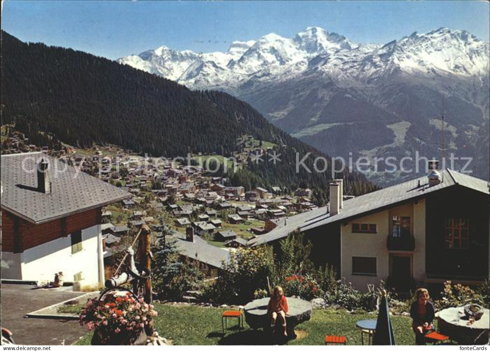 12157802 Verbier Vue Generale En Direction Des Combins Verbier - Other & Unclassified