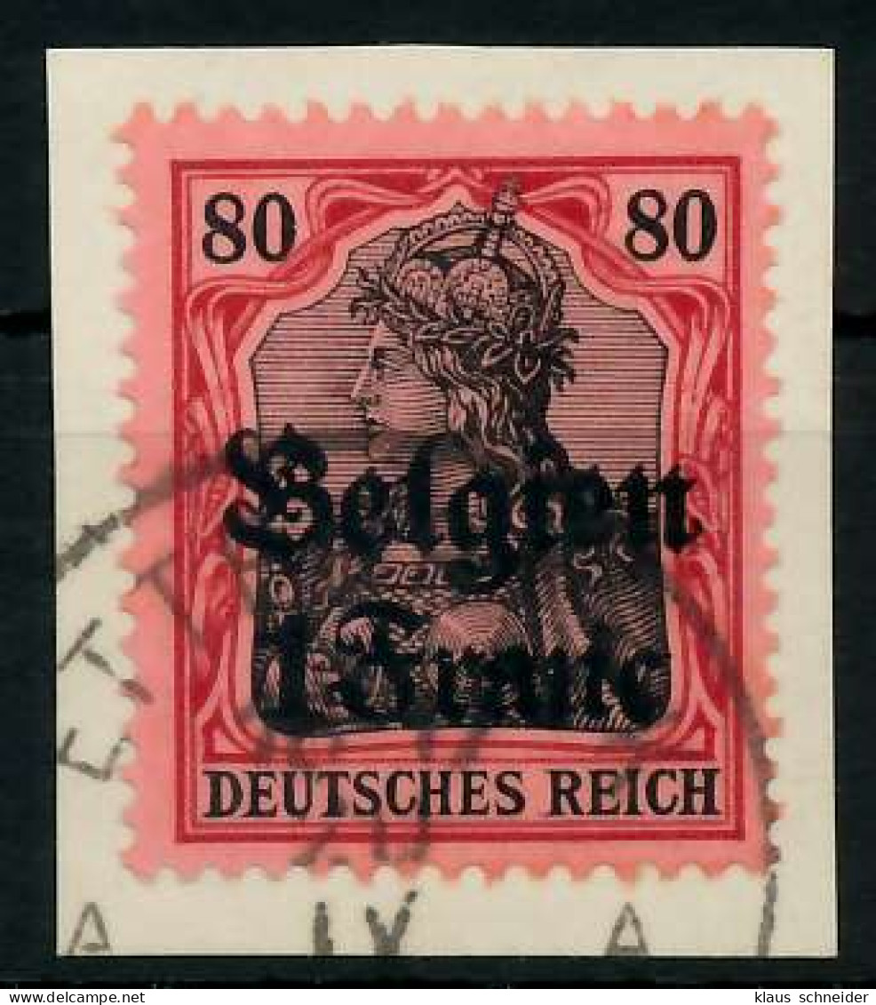 BES 1WK LP BELGIEN Nr 7 Gestempelt Briefstück X77B0DE - Ocupación 1914 – 18