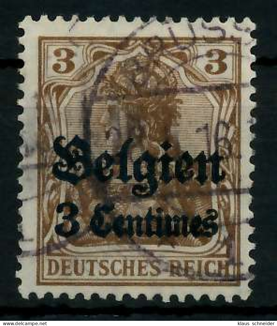 BES 1WK LP BELGIEN Nr 1 Gestempelt X77B192 - Ocupación 1914 – 18