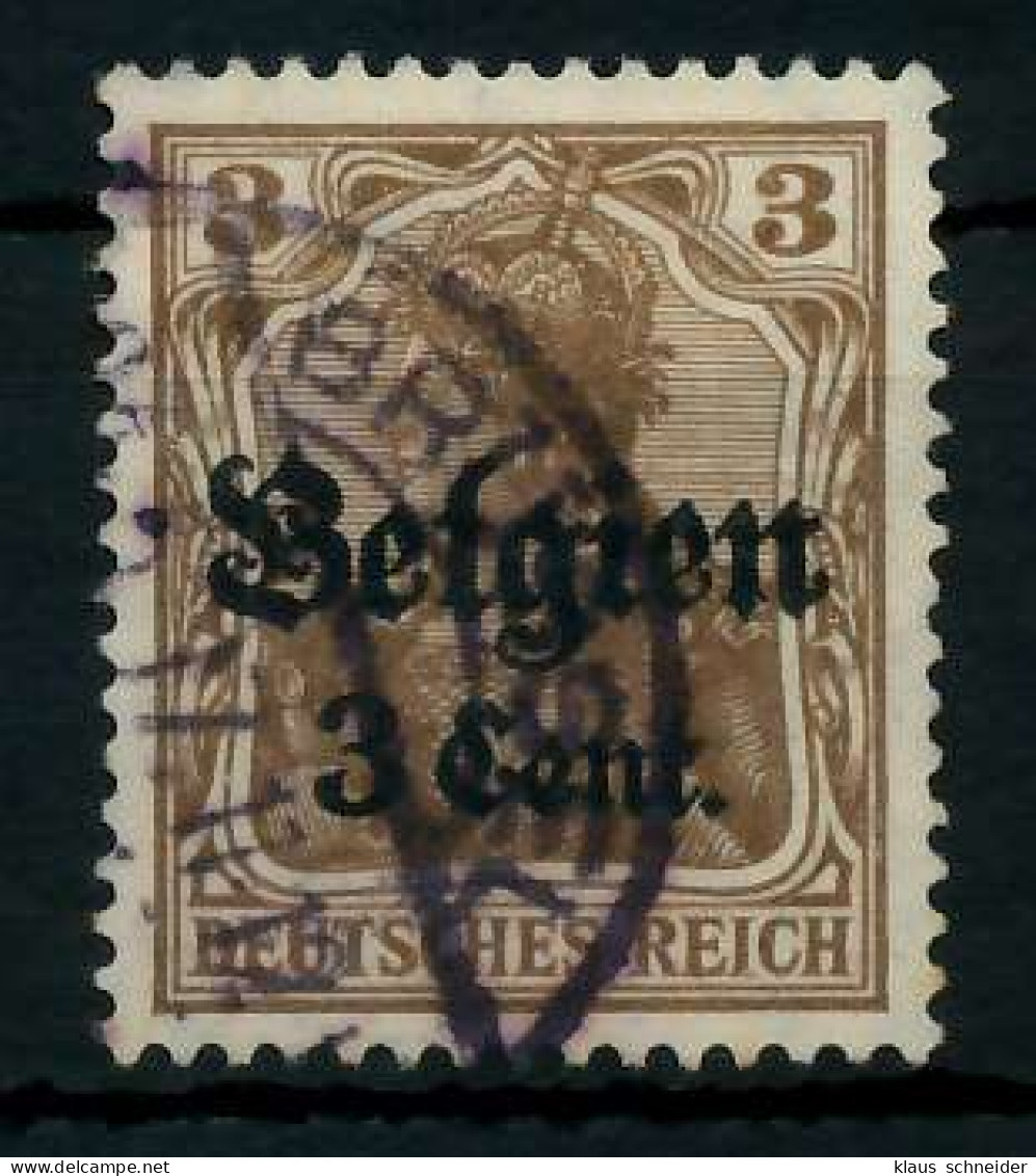 BES 1WK LP BELGIEN Nr 1 Gestempelt X77B262 - Besetzungen 1914-18