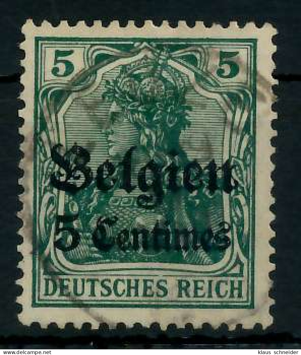 BES 1WK LP BELGIEN Nr 2 Gestempelt X77B186 - Occupation 1914-18