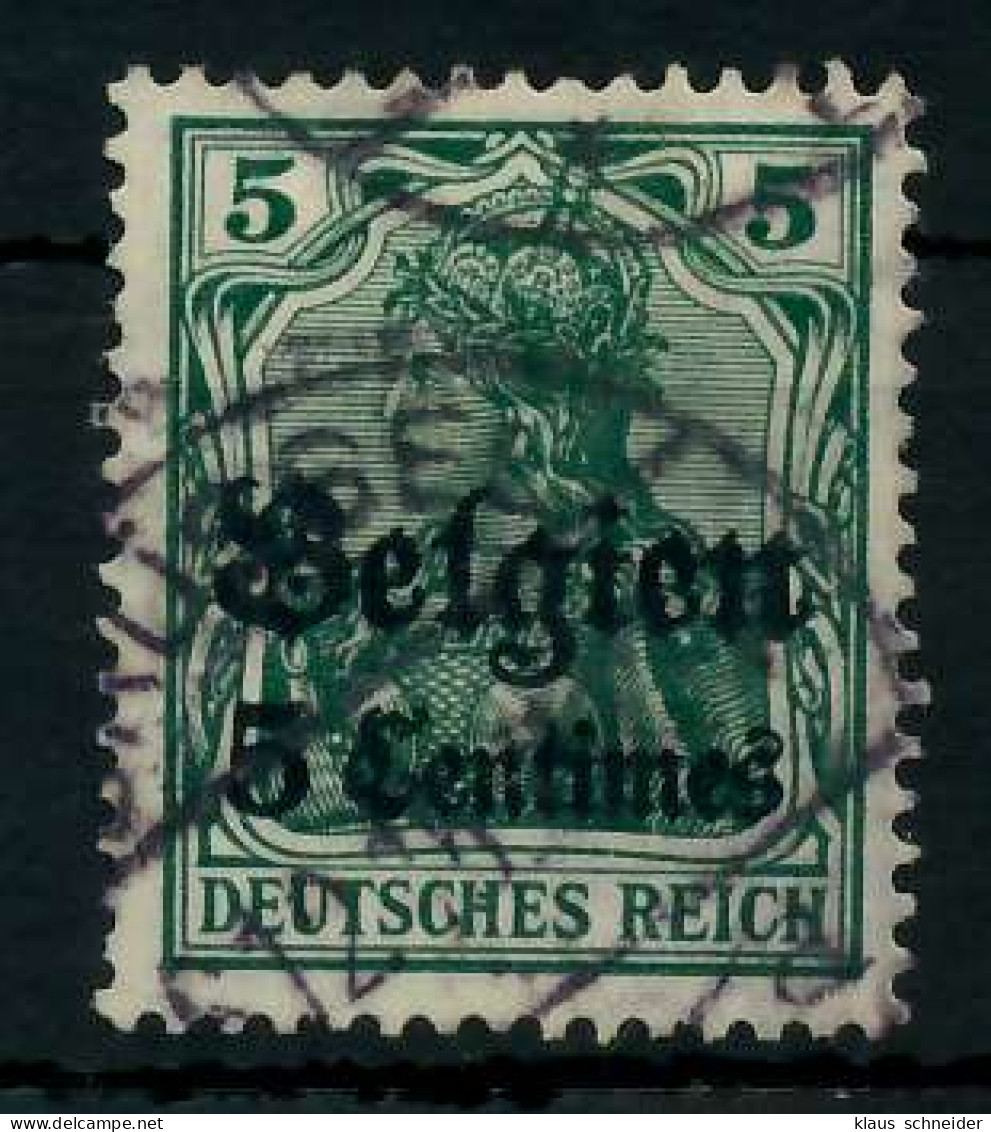 BES 1WK LP BELGIEN Nr 2 Gestempelt X77B226 - Besetzungen 1914-18