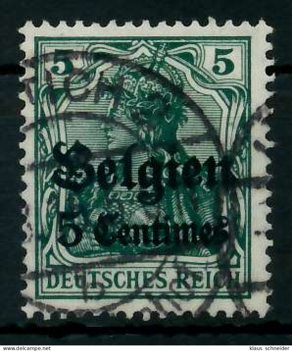 BES 1WK LP BELGIEN Nr 2 Gestempelt X77B252 - Occupation 1914-18