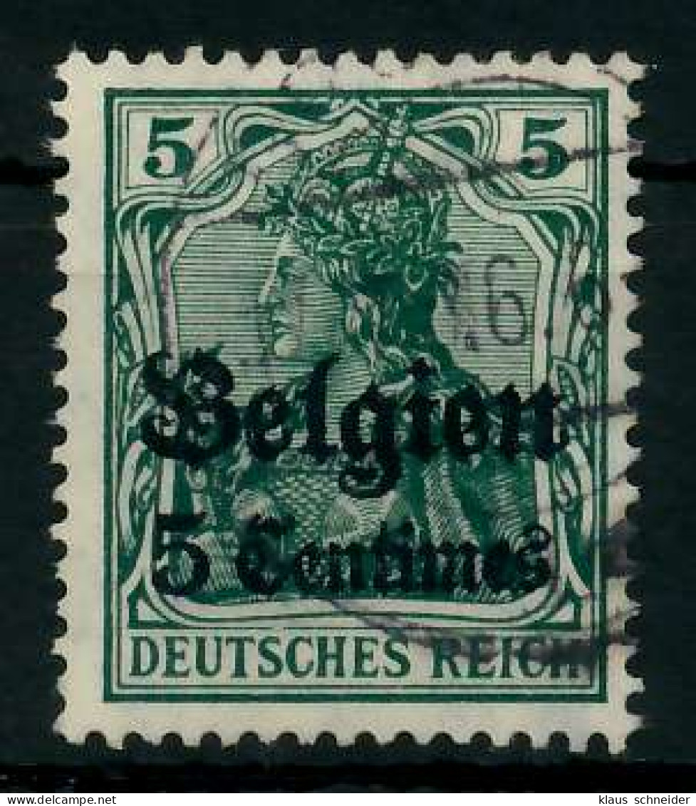 BES 1WK LP BELGIEN Nr 2 Gestempelt X77B1C2 - Ocupación 1914 – 18