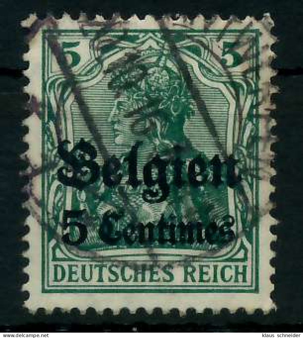 BES 1WK LP BELGIEN Nr 2 Gestempelt X77B1EA - Ocupación 1914 – 18