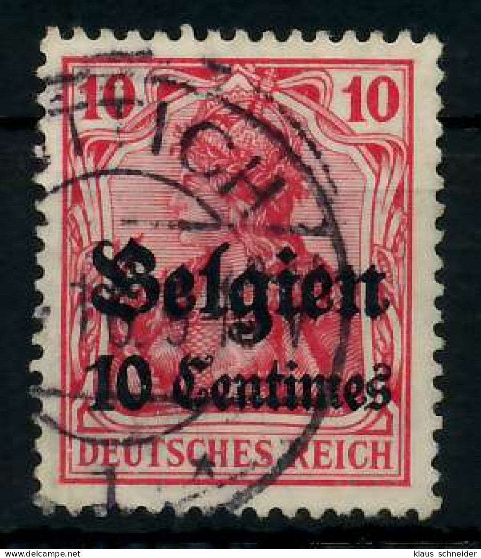 BES 1WK LP BELGIEN Nr 3 Gestempelt X77B212 - Occupation 1914-18