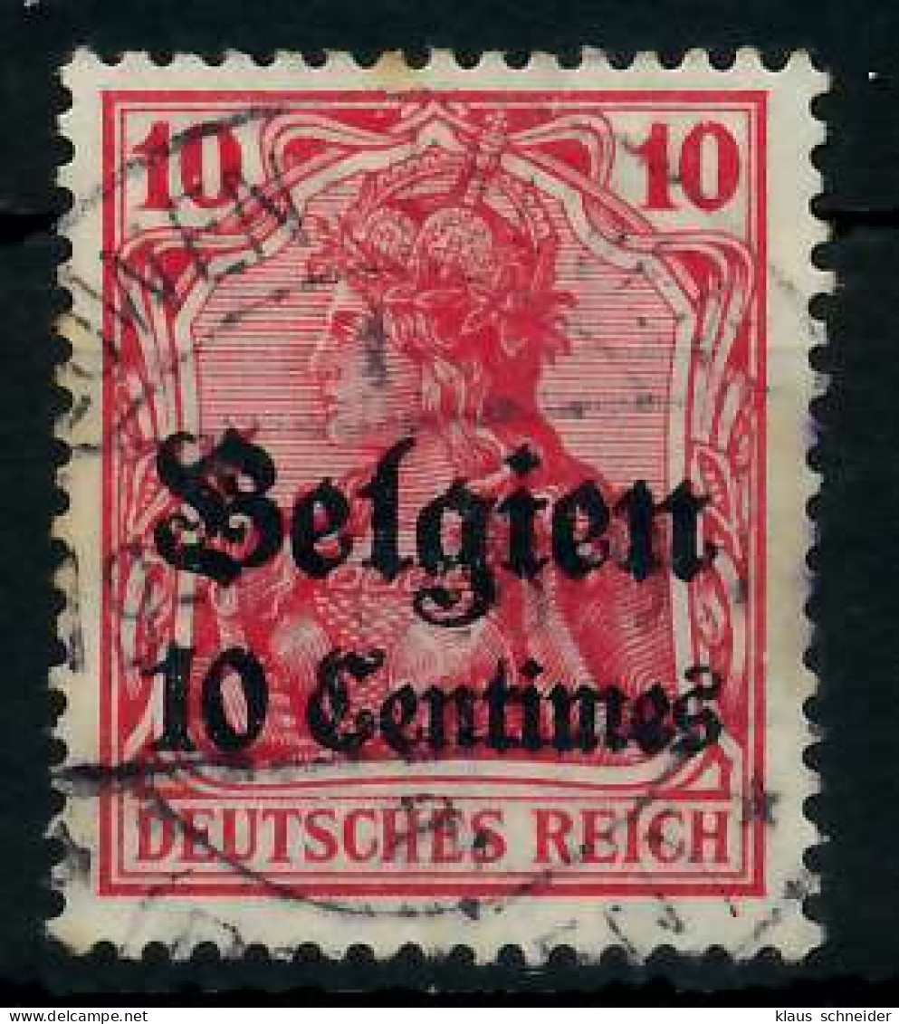 BES 1WK LP BELGIEN Nr 3 Gestempelt X77B1AA - Ocupación 1914 – 18