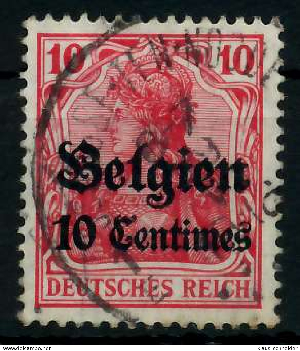 BES 1WK LP BELGIEN Nr 3 Gestempelt X77B256 - Occupation 1914-18