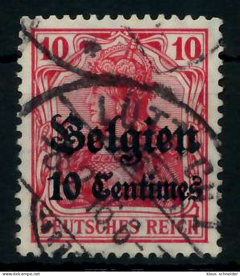 BES 1WK LP BELGIEN Nr 3 Gestempelt X77B1E6 - Occupation 1914-18