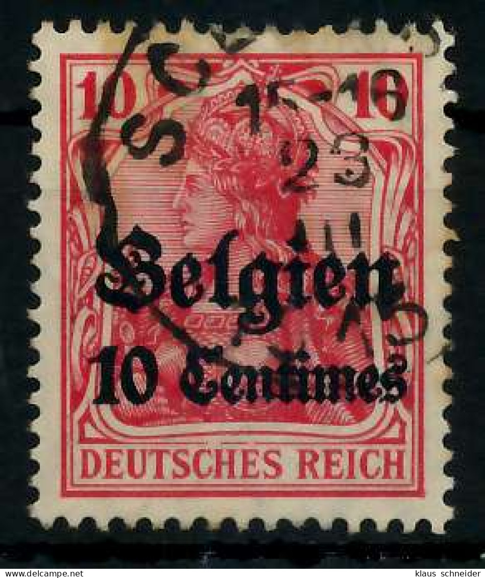 BES 1WK LP BELGIEN Nr 3 Gestempelt X77B26E - Ocupación 1914 – 18