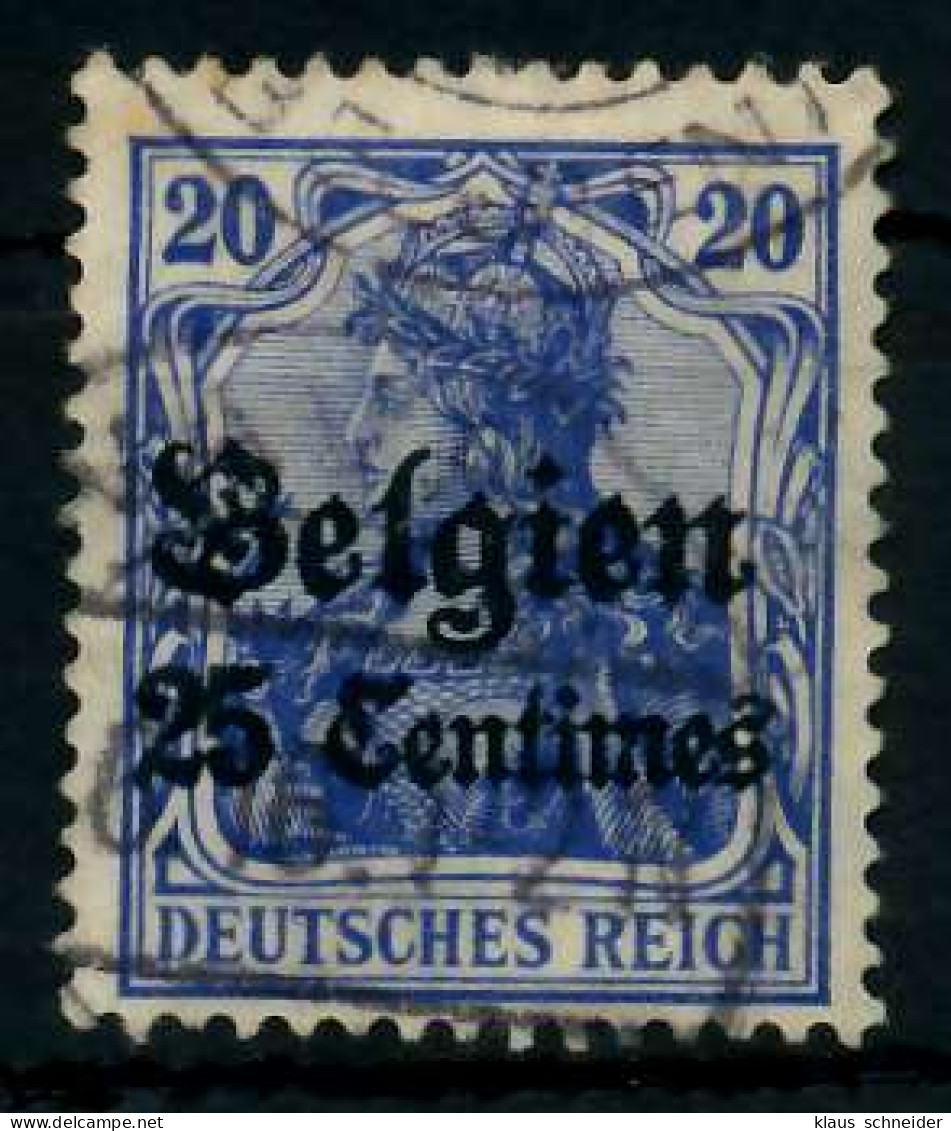 BES 1WK LP BELGIEN Nr 4I Gestempelt X77B286 - Ocupación 1914 – 18