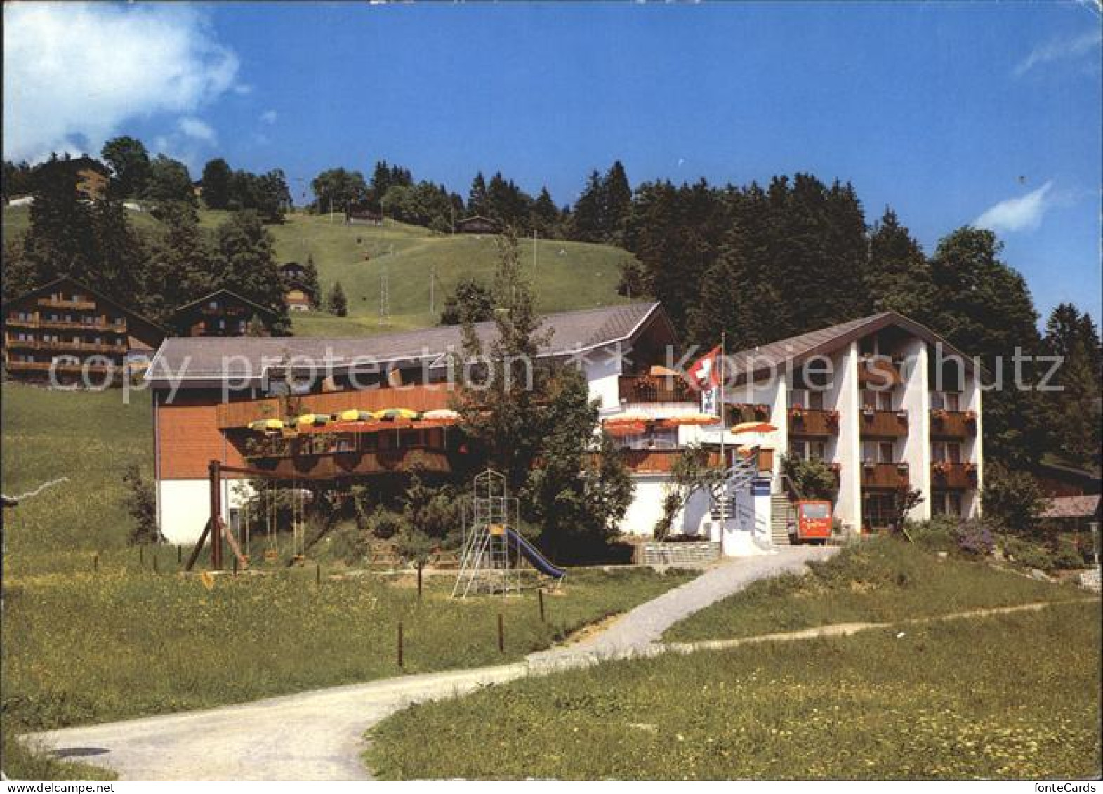 12156974 Braunwald GL Hotel Cristal Cafe Restaurant Braunwald - Sonstige & Ohne Zuordnung