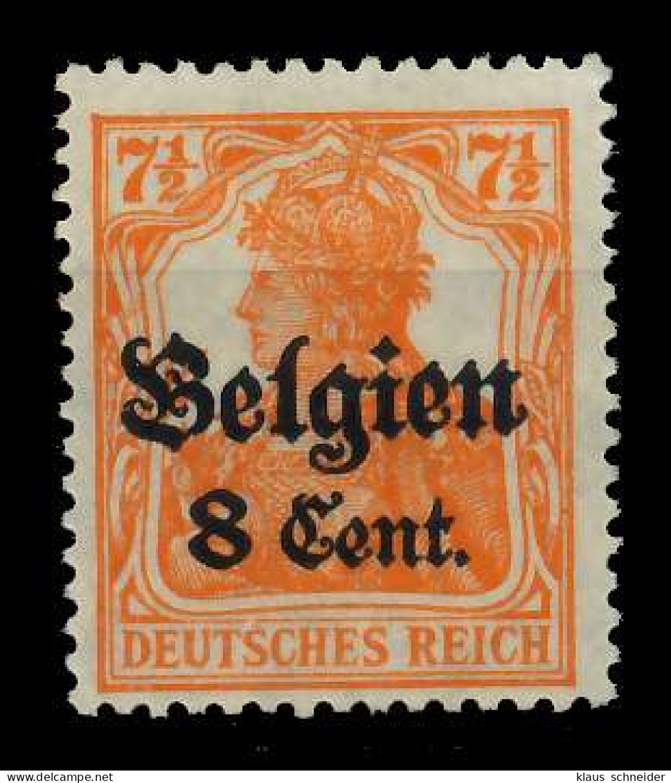 BES 1WK LP BELGIEN Nr 13bII Ungebraucht X77B642 - Ocupación 1914 – 18