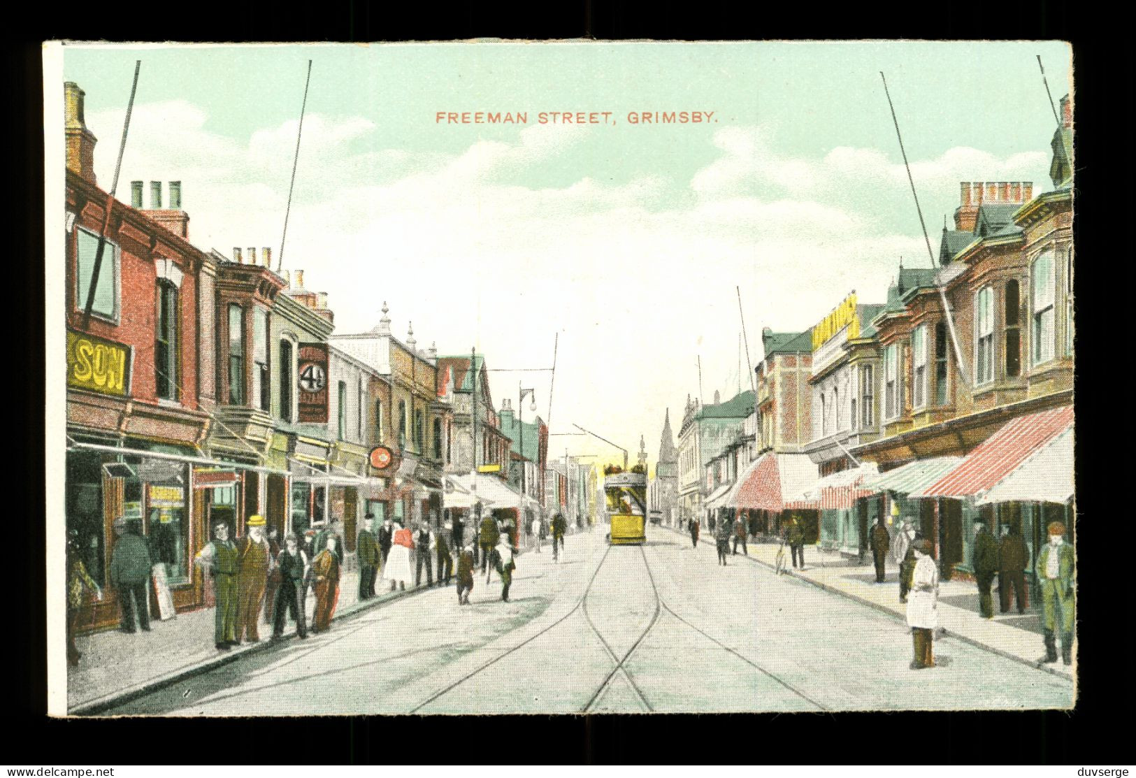 England Lincolnshire Freeman Street Grimsby Tram Tramway - Other & Unclassified