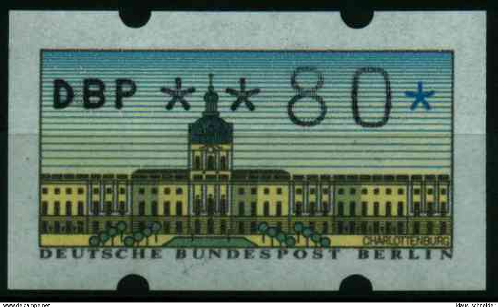 BERLIN ATM 1987 Nr 1-080R Postfrisch S384AFA - Unused Stamps