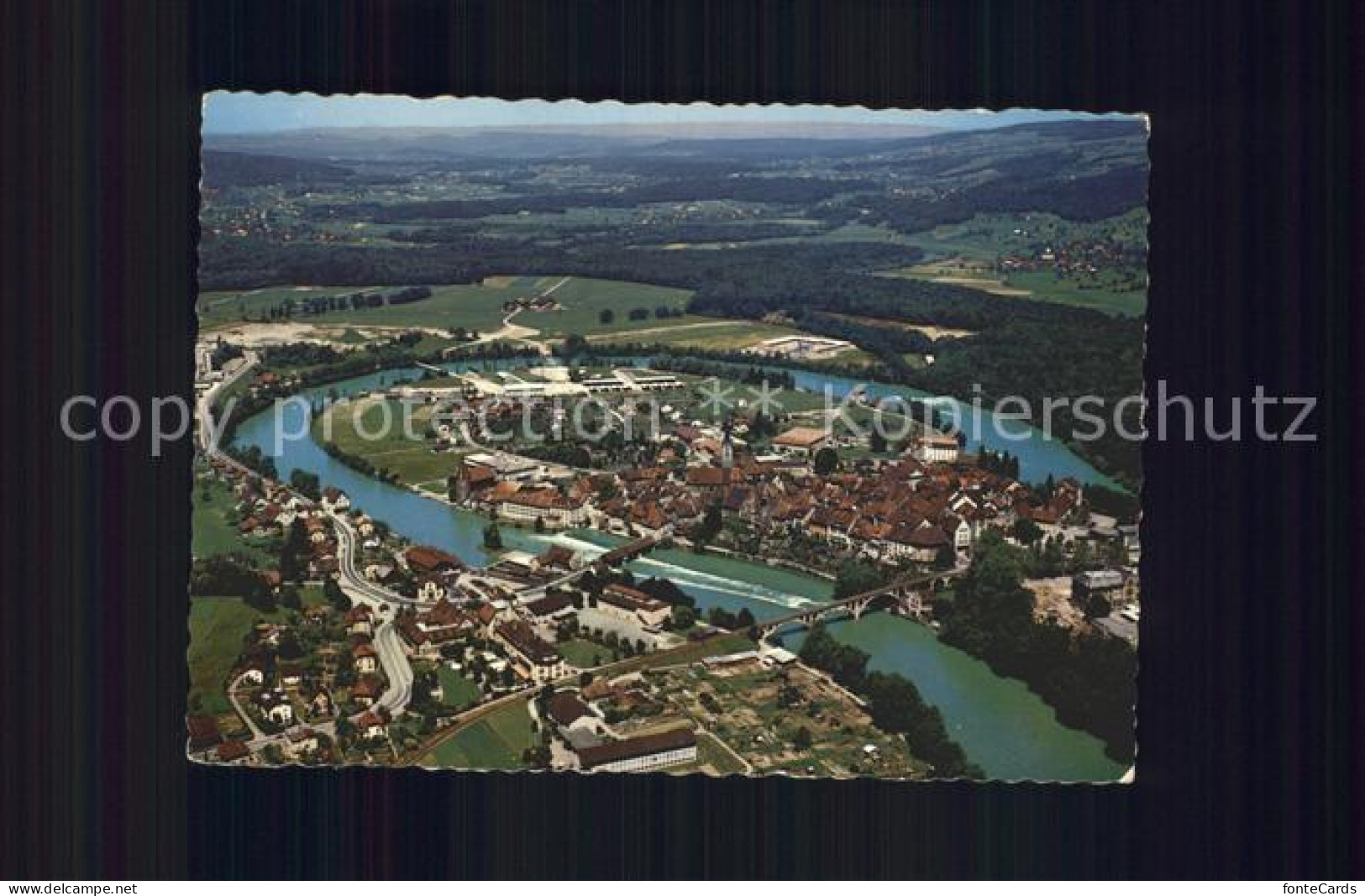 12156913 Bremgarten AG Fliegeraufnahme Bremgarten AG - Other & Unclassified