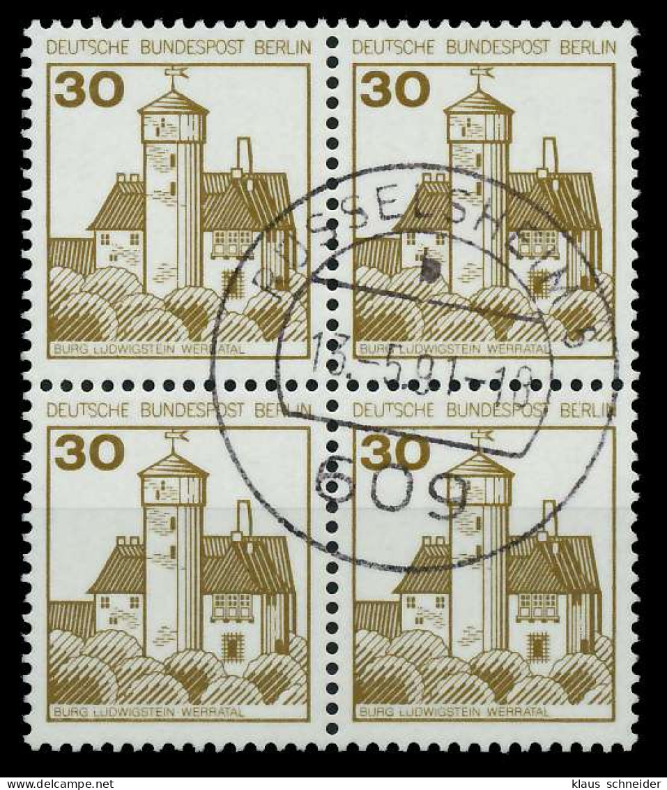 BERLIN DS BURGEN U. SCHLÖSSER Nr 534A Zentrisch Gestempelt V X782EE6 - Used Stamps