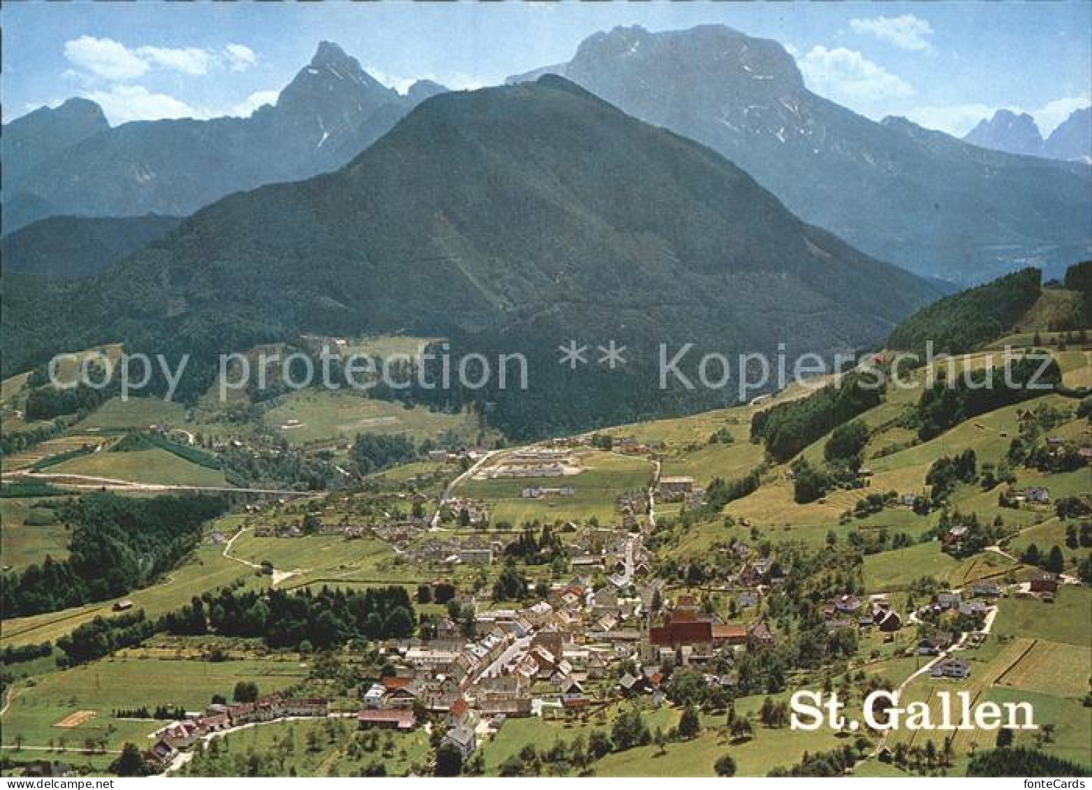 12155433 St Gallen SG Gesamtansicht Mit Alpenpanorama St. Gallen - Other & Unclassified