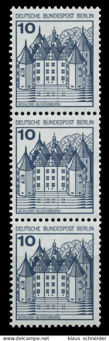 BERLIN DS BURGEN U. SCHLÖSSER Nr 532AIIR Postfrisch 3ER X7834EE - Unused Stamps