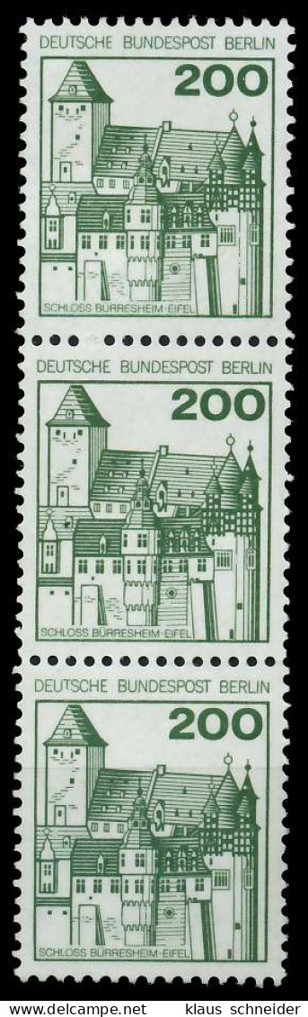 BERLIN DS BURGEN U. SCHLÖSSER Nr 540R Postfrisch 3ER ST X78355E - Unused Stamps