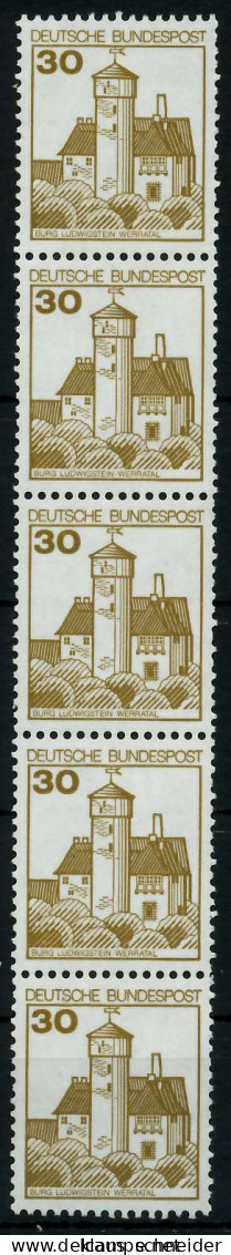 BRD DS BURGEN U. SCHLÖSSER Nr 914AI UR Postfrisch 5ER S X78480A - Unused Stamps