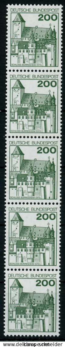 BRD DS BURGEN U. SCHLÖSSER Nr 920R Postfrisch 5ER STR X7848F6 - Unused Stamps