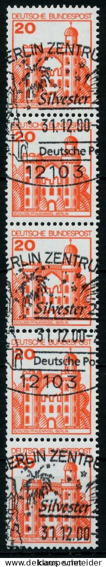 BRD DS BURGEN U. SCHLÖSSER Nr 995R Gestempelt 5ER STR X7848FE - Used Stamps