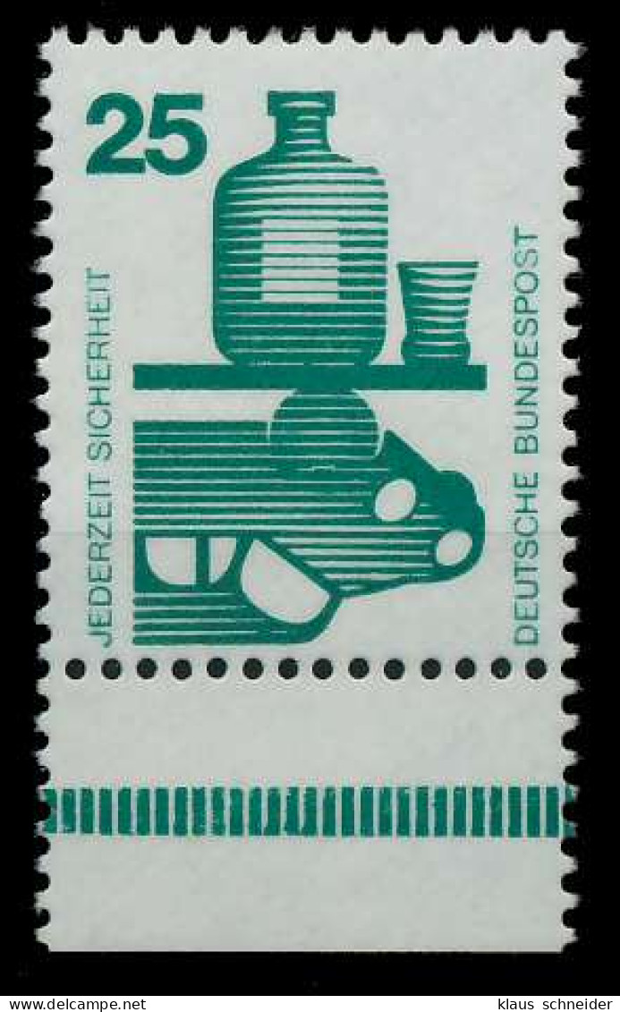 BRD DS UNFALLV Nr 697P Postfrisch URA X7849AA - Unused Stamps