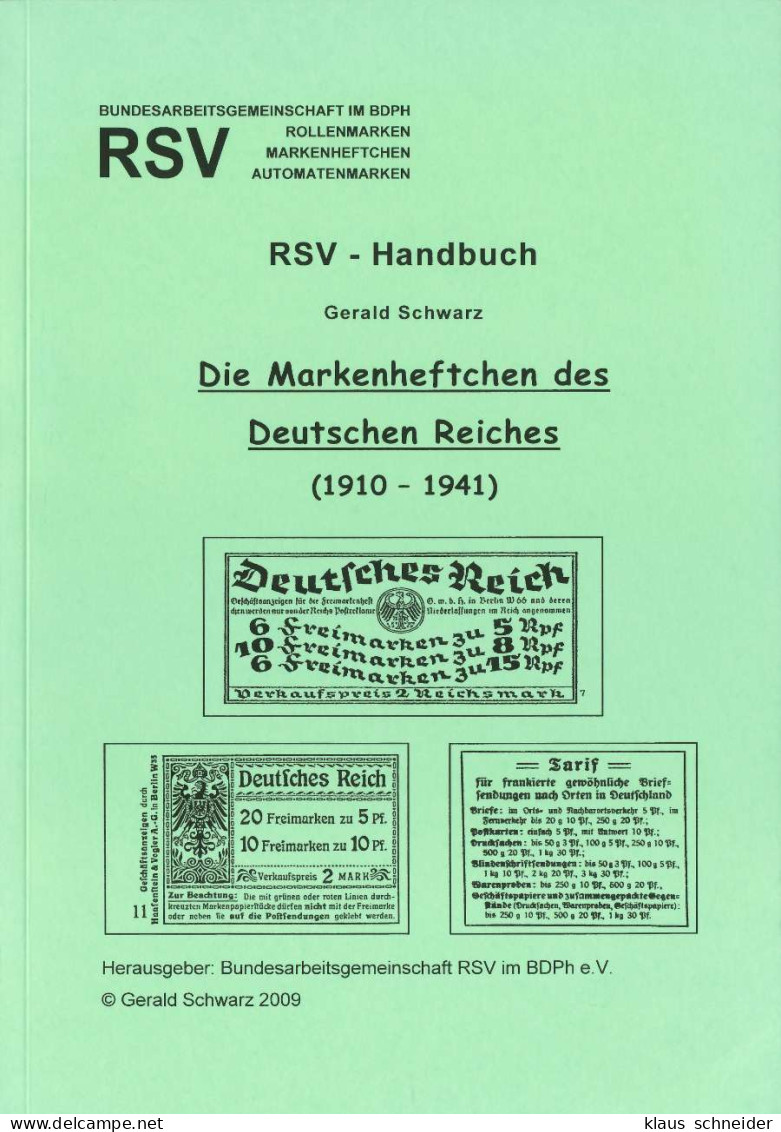HANDBUCH D-REICH MARKENHEFTCHEN 1910-1941 X787F3E - Andere & Zonder Classificatie